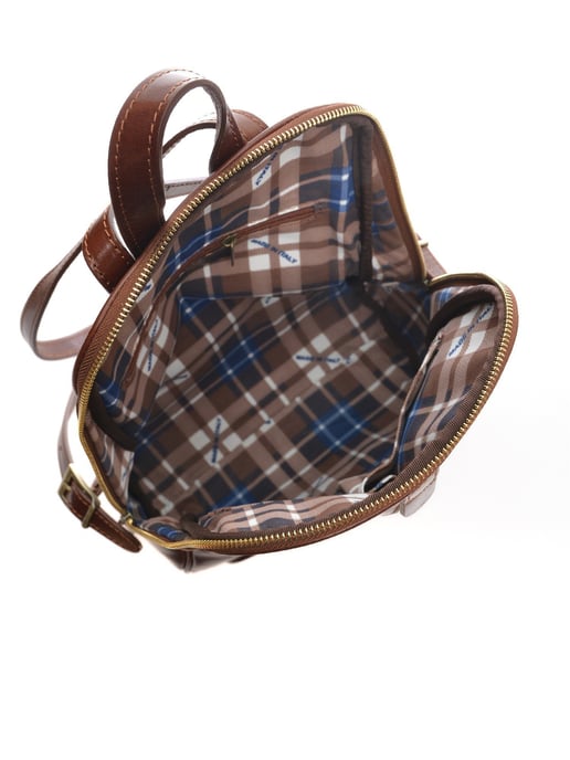 Anna Luchini Bordeauxrood Rundleer Tas - Image 4