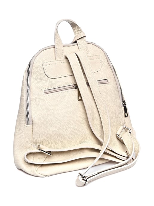 Anna Luchini Beige Rundleer Tas - Image 2