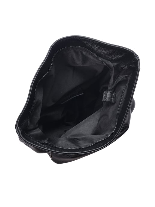 Isabella Rhea Zwart Rundleer Tas - Image 4