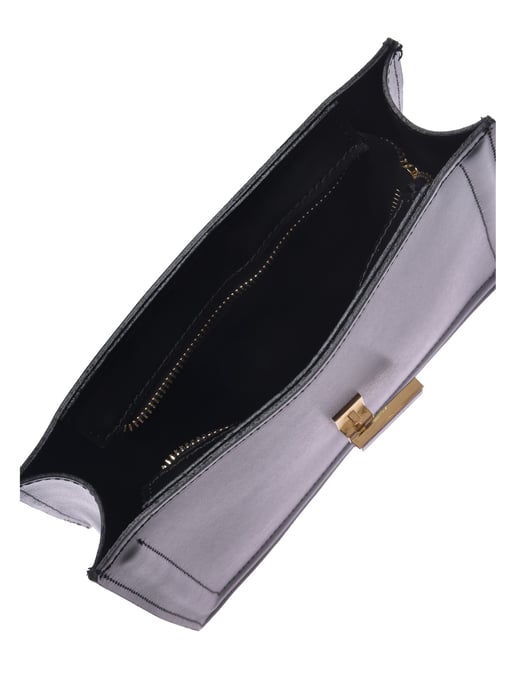Luisa Vannini Zwart Rundleer Tas - Image 4