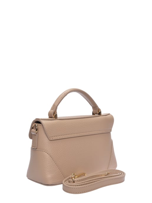 Luisa Vannini Beige Rundleer Tas - Image 2