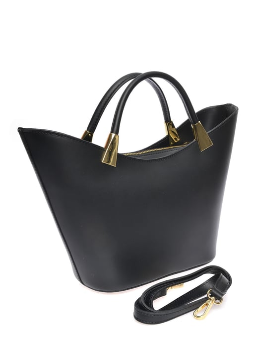 Roberta M Zwart Rundleer Tas - Image 2