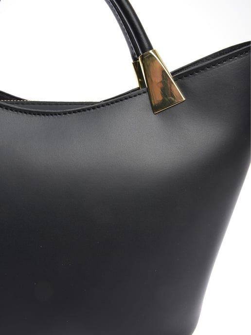 Roberta M Zwart Rundleer Tas - Image 3