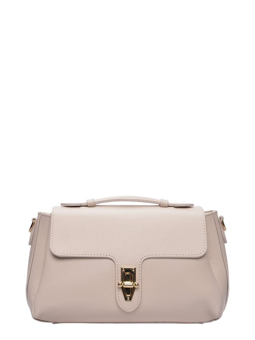 Roberta M Beige Rundleer Tas - Image 1