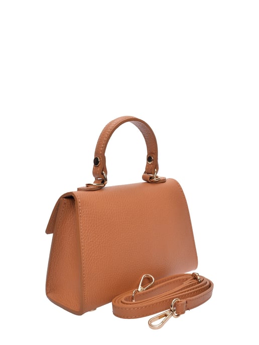 Luisa Vannini Brown Rundleer Tas - Image 2