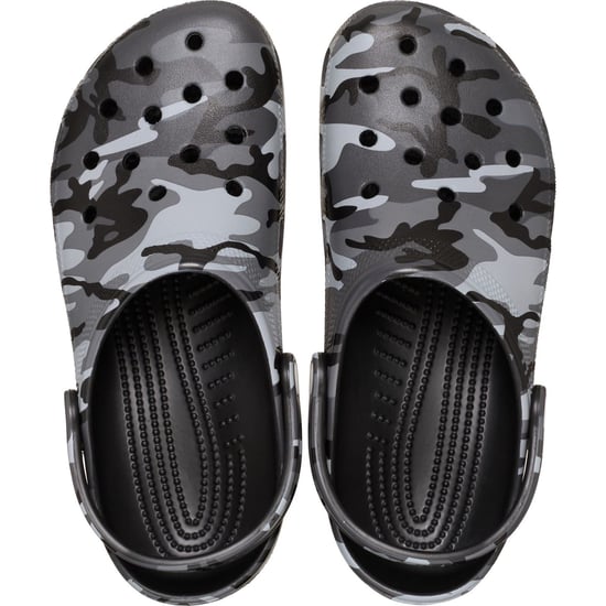 Crocs Classic Camouflage Clog Thermoplastische Heren Klompen In Zwart/Slate Grijs - Image 5