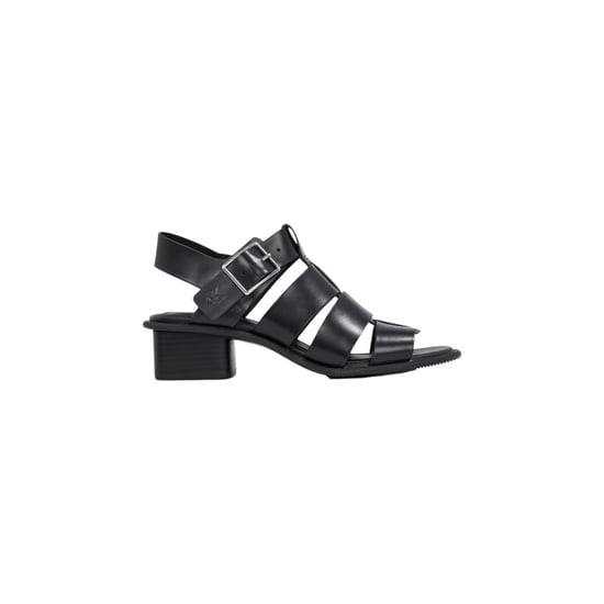 Calvin Klein Jeans Zwarte Polyester Platter Sandalen - Image 1