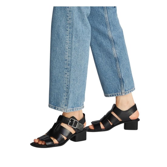 Calvin Klein Jeans Zwarte Polyester Platter Sandalen - Image 3