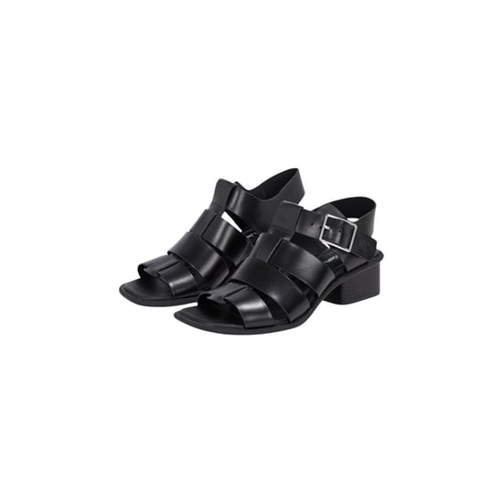 Calvin Klein Jeans Zwarte Polyester Platter Sandalen - Image 4