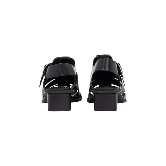 Calvin Klein Jeans Zwarte Polyester Platter Sandalen - Image 5