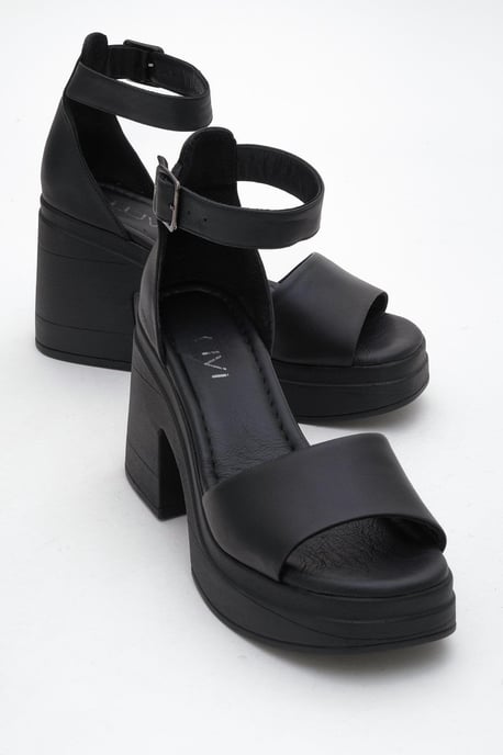 MARGOT Leer Platform Sandaal (Women) - Image 1