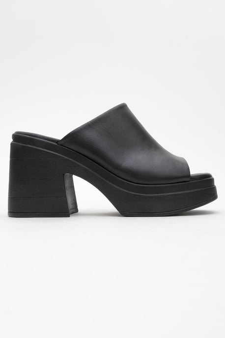 Nola Leer Platform Mules (Women) - Image 3