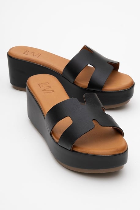 Lia Leer Platform Sandaal (Women) - Image 1