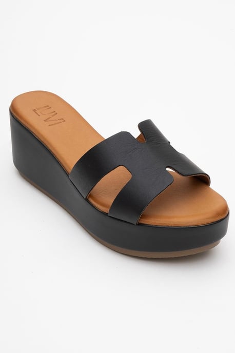 Lia Leer Platform Sandaal (Women) - Image 3