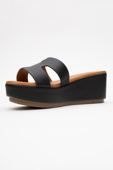 Lia Leer Platform Sandaal (Women) - Image 4