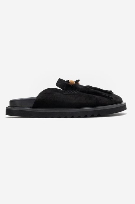 Carol Tassel Leather Mule - Image 6