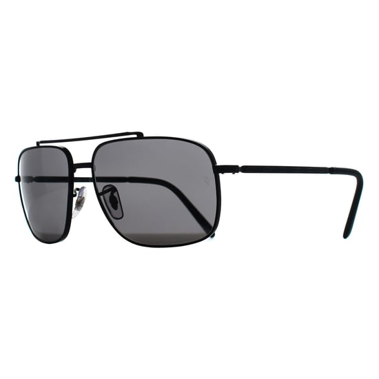 Ray-Ban Rechthoek Unisex Gepolijst Zwart Donkergrijs RB3796 - Image 2