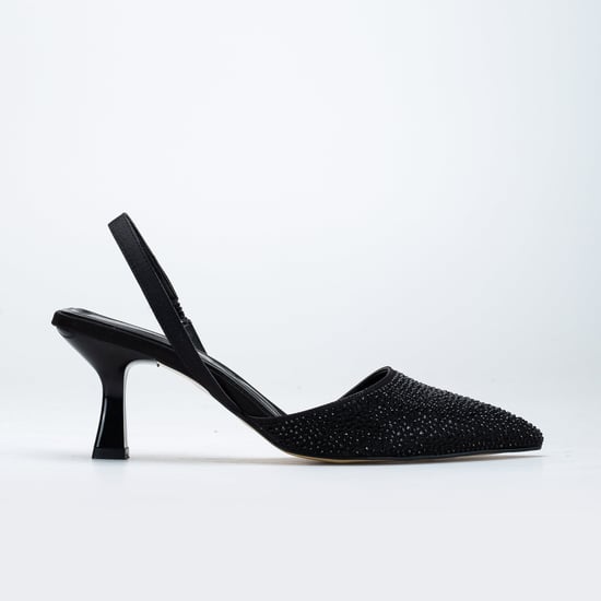 Rae Slingback Kitten Heel Pumps - Image 2