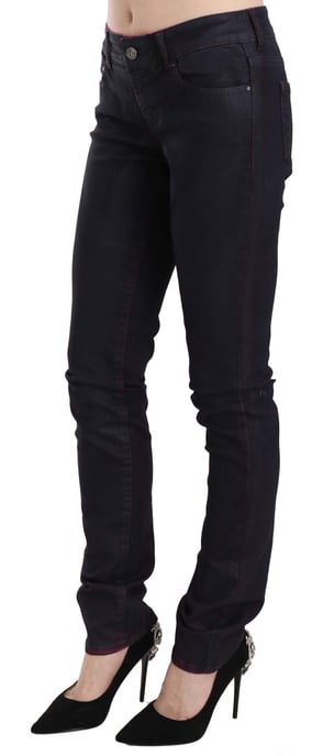 Cavalli Gecoate Skinny Jeans Marineblauw - Image 4