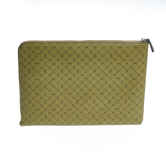 Trussardi Groene Leren Mannen Clutch - Image 3