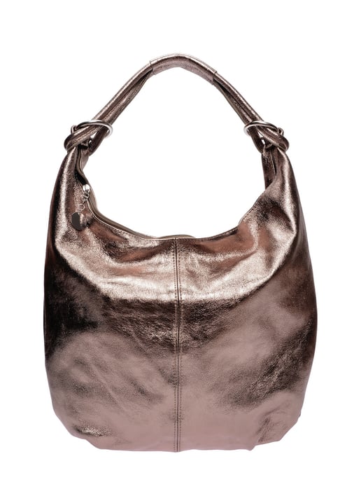 Anna Luchini Brons Rundleer Tas - Image 1