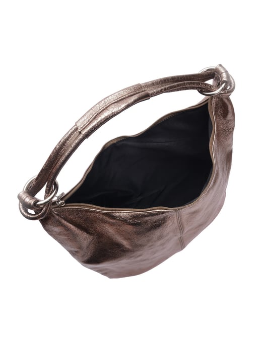 Anna Luchini Brons Rundleer Tas - Image 4