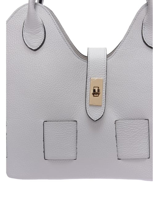 Roberta M Wit Rundleer Tas - Image 3