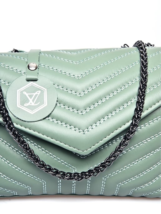 Luisa Vannini Groen Rundleer Tas - Image 3