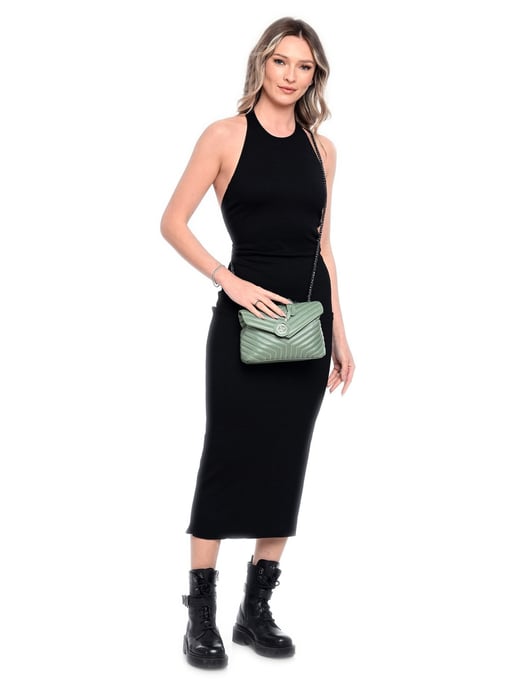 Luisa Vannini Groen Rundleer Tas - Image 5