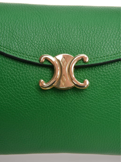 Anna Luchini Groen Rundleer Tas - Image 3