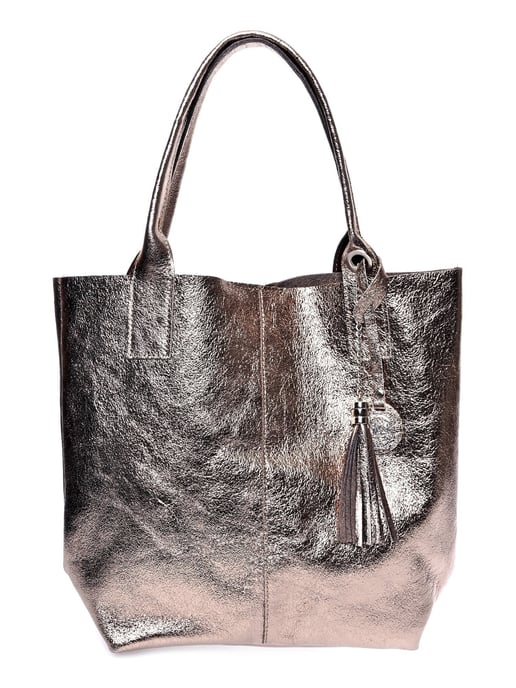 Roberta M Brons Rundleer Tas - Image 1