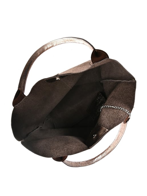 Roberta M Brons Rundleer Tas - Image 4