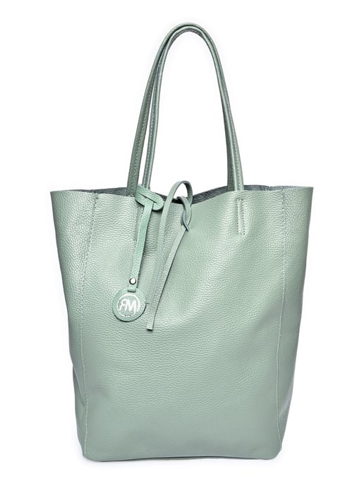 Roberta M Groen Rundleer Tas - Image 1