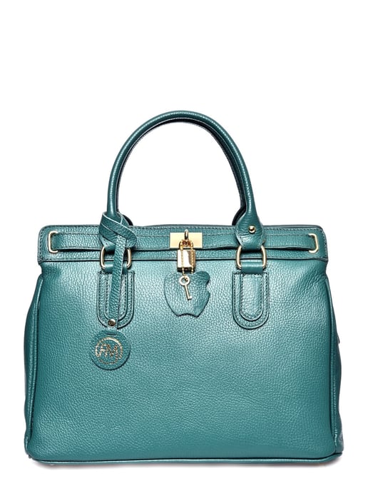 Roberta M Groen Rundleer Tas - Image 1
