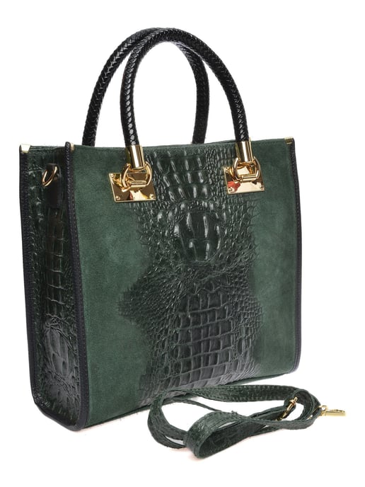 Roberta M Groen Rundleer Tas - Image 2