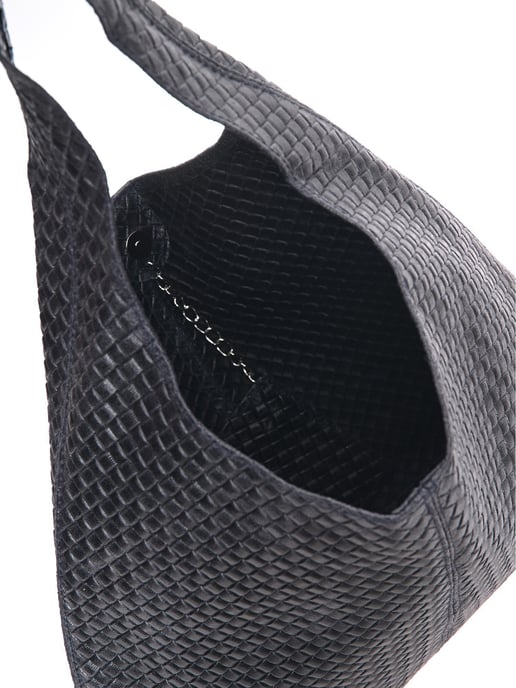 Luisa Vannini BLAUW Rundleer Tas - Image 4
