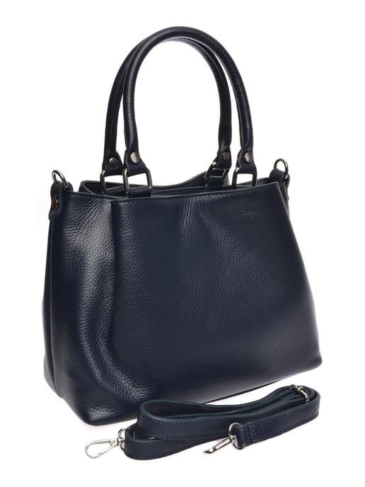 Roberta M Blauw Rundleer Tas - Image 2
