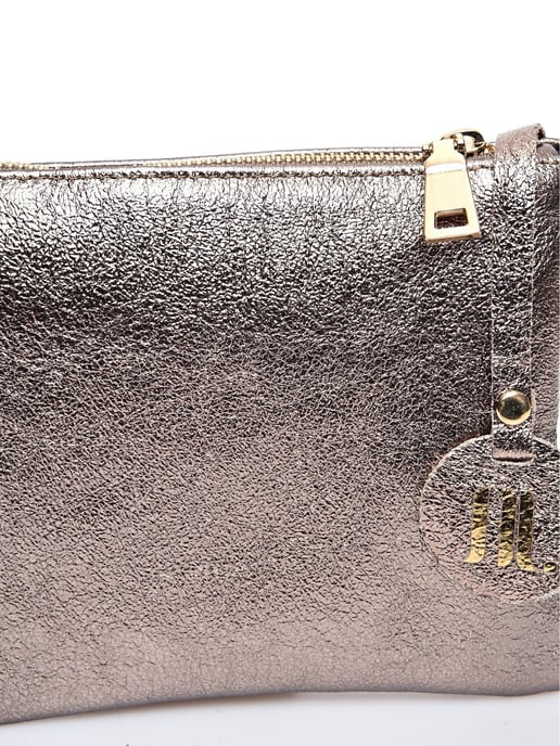 Anna Luchini Brons Rundleer Tas - Image 3