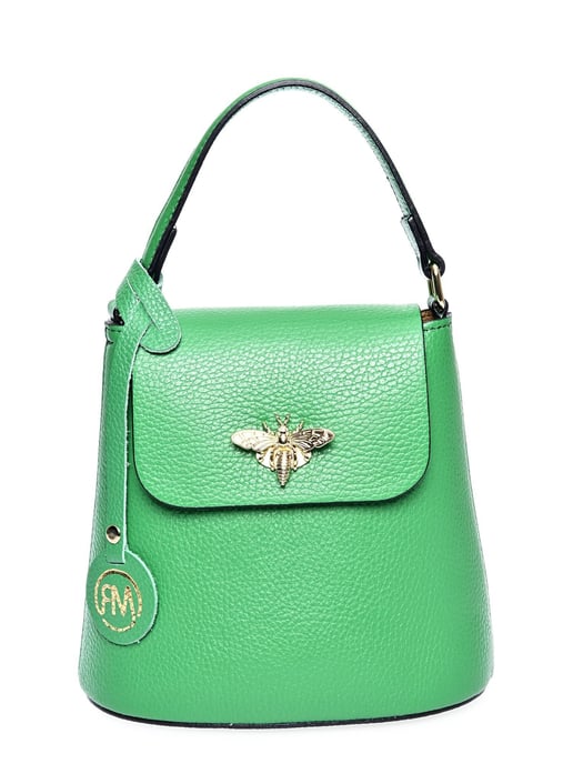 Roberta M Groen Rundleer Tas - Image 1