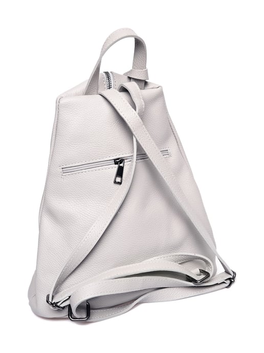 Luisa Vannini Grijs Rundleer Tas - Image 2