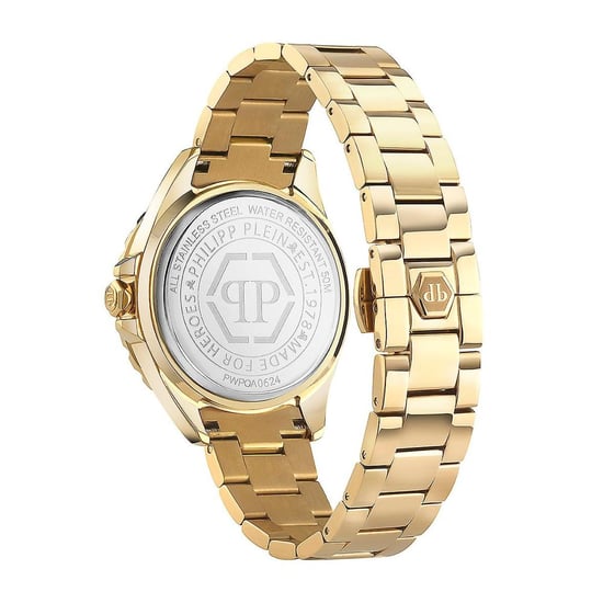 Philipp Plein Gouden RVS Horloge - Image 2