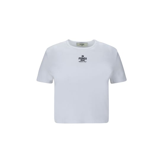 Fendi Witte Katoenen T-Shirt - Image 1