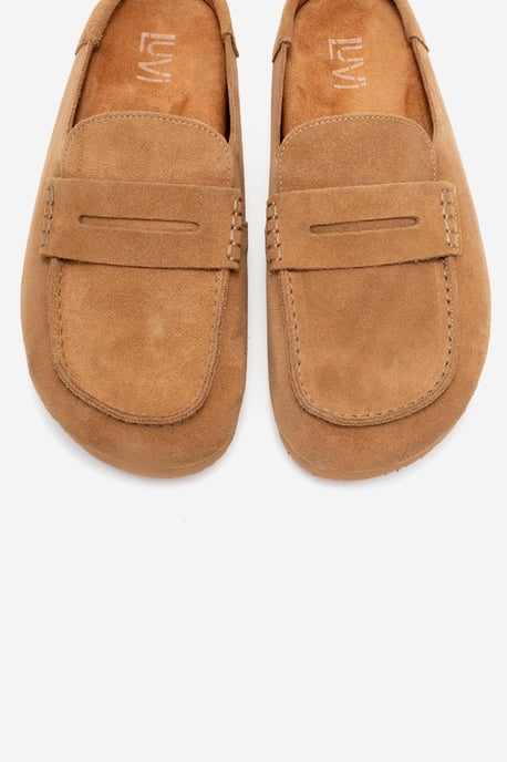 Priva leren instap slipper - Image 2