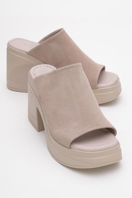 Nola Leer Platform Mules (Women) - Image 2