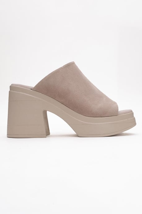 Nola Leer Platform Mules (Women) - Image 3