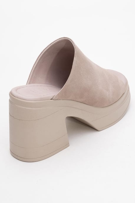 Nola Leer Platform Mules (Women) - Image 4