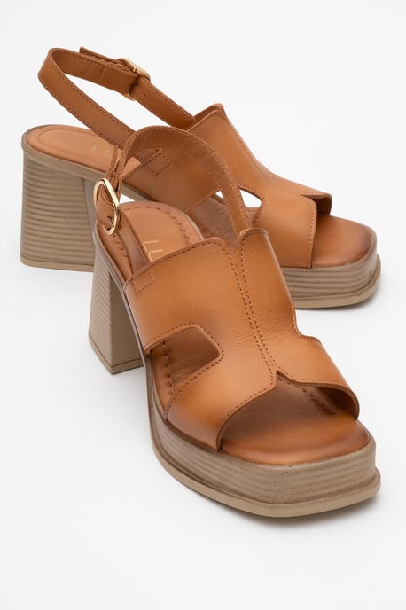 Zennia Leer Platform Sandaal (Women) - Image 2