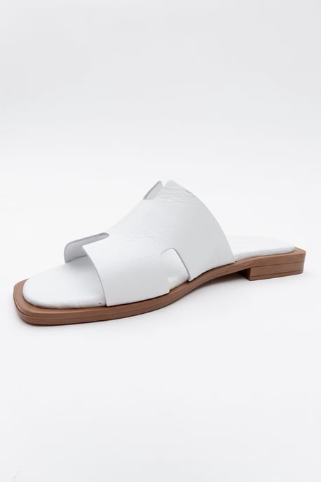 Jez Leer Slide Sandaal (Women) - Image 4