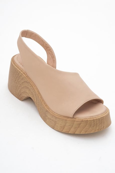 ROY Leren Wedge Sandaal (Dames) - Image 1