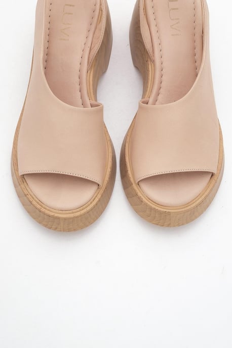 ROY Leren Wedge Sandaal (Dames) - Image 2